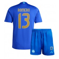 Argentiina Cristian Romero #13 Vieras Peliasu Lasten Copa America 2024 Lyhythihainen (+ Lyhyet housut)